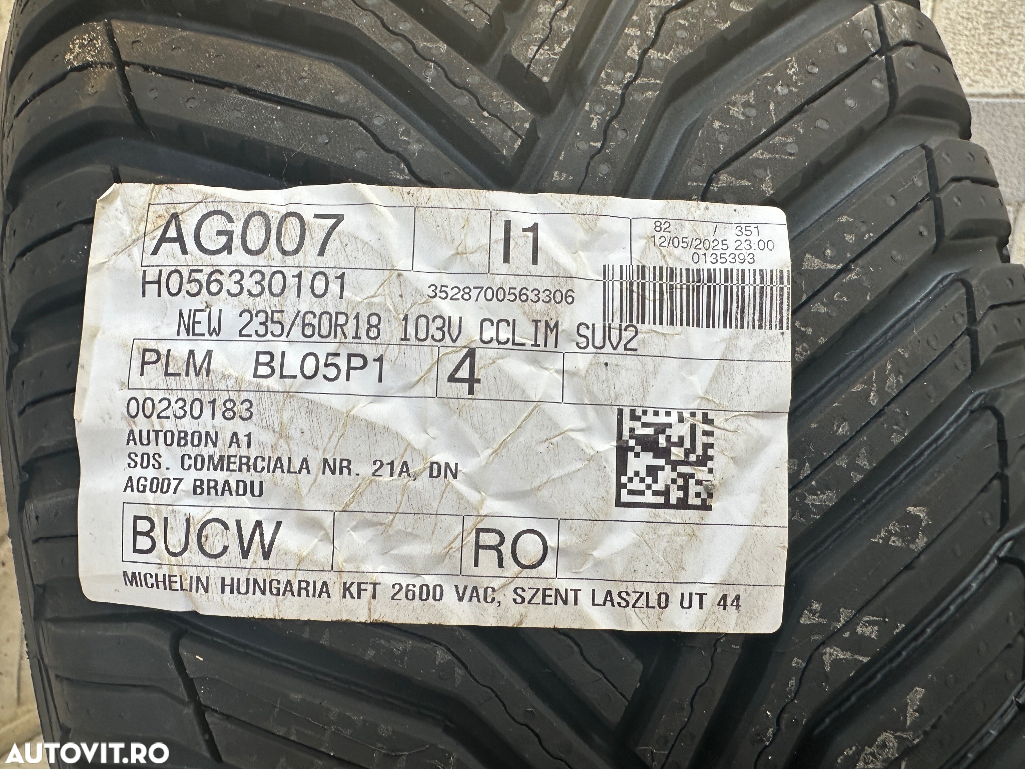 Anvelope noi Michelin CrossClimate 2 SUV 235/60R18 103V DOT 2025 - 4