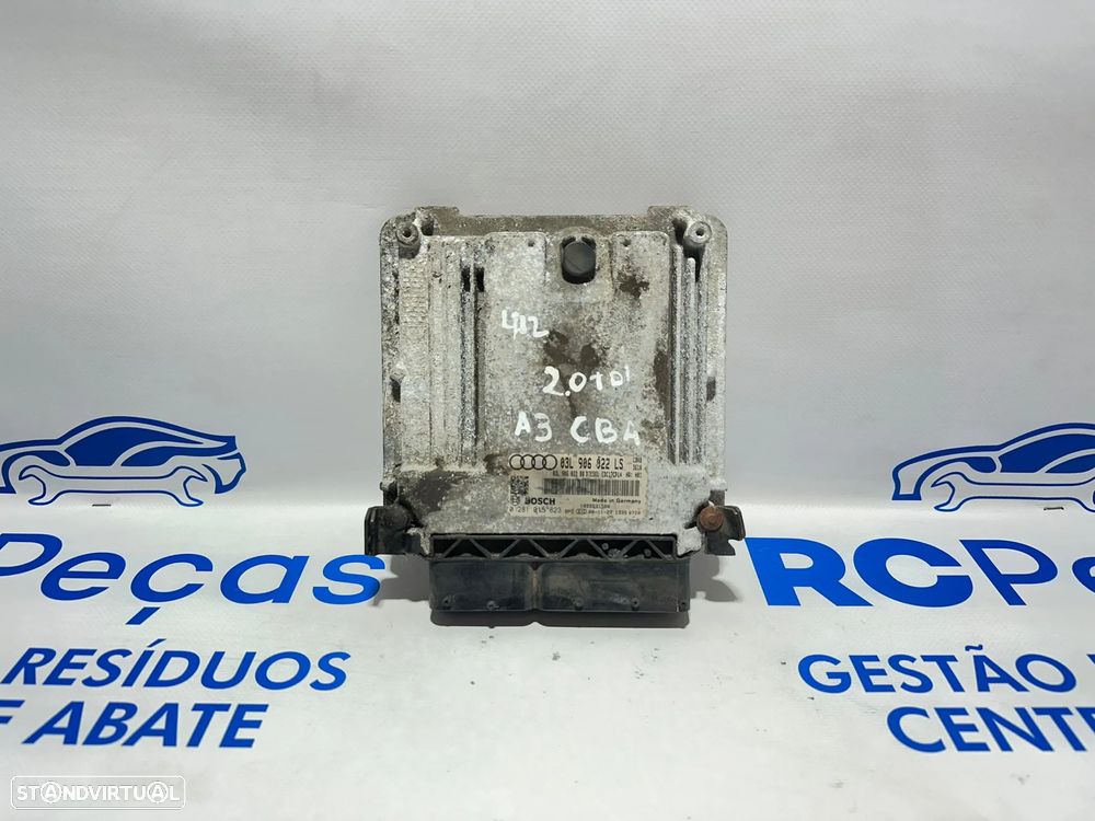 .Centralina Motor Original Bosch VAG Audi A3 8P CBA CBAB 2.0 TDi 03L906022LS 0281015823 EDC17CP14 2008 - 2012 - 6