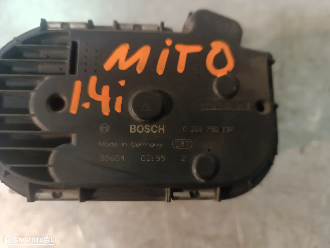 CORPO BORBOLETA ADMISSÃO FIAT BRAVO II / ALFA ROMEO MITO 1.4i 0280750137 - 2