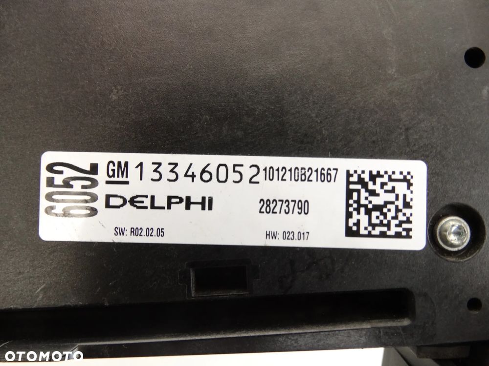 PANEL STEROWANIA PRZEŁĄCZNIK RADIA CD500 13346052 OPEL ASTRA J MERIVA B F-VAT - 3