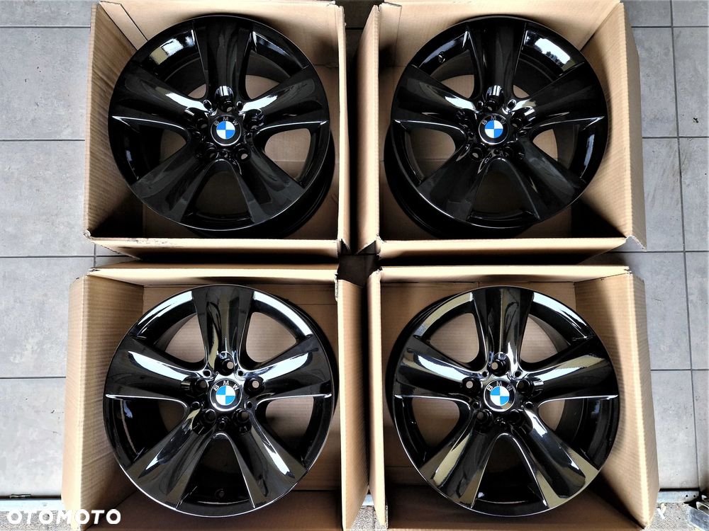 Alufelgi 17 Czarne BMW 5x120 5 F10 3 E46 E90 F30 F31 X1 E84 X3 E83 F25 Oryginalne ! 838# - 7