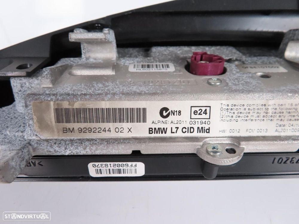 Monitor / Display Central 6.5 Business Usado / Original BMW 1 (F20)/BMW 1 (F21)/... - 7