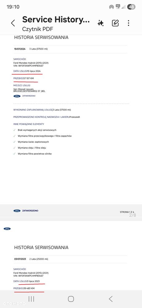 Ford Mondeo SW 2.0 Hybrid Executive Plus - 39