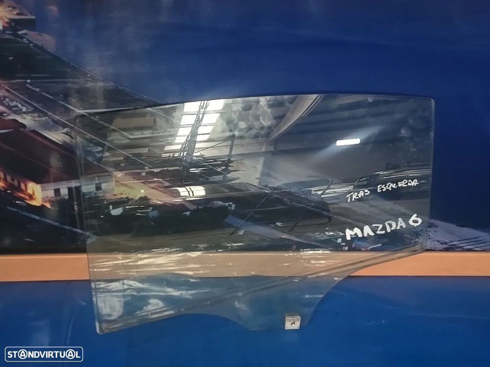 Vidro da porta traseira esquerda vidro laterais para mazda 6 2009- Hatchback - 3