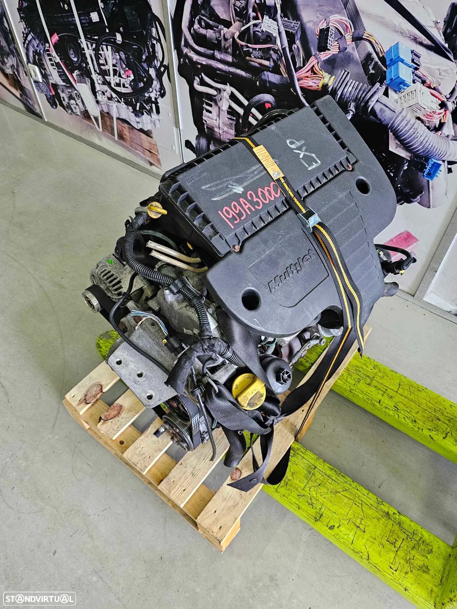 Motor Fiat Doblo 1.3 Multijet 2009 de 90cv ref 199A3000 - 1