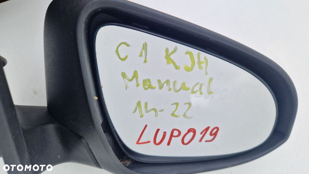 CITROEN C1 14-22 MANUAL LUSTERKO PRAWA STRONA EU ORYGINALNE KOD LAK KJH - 2