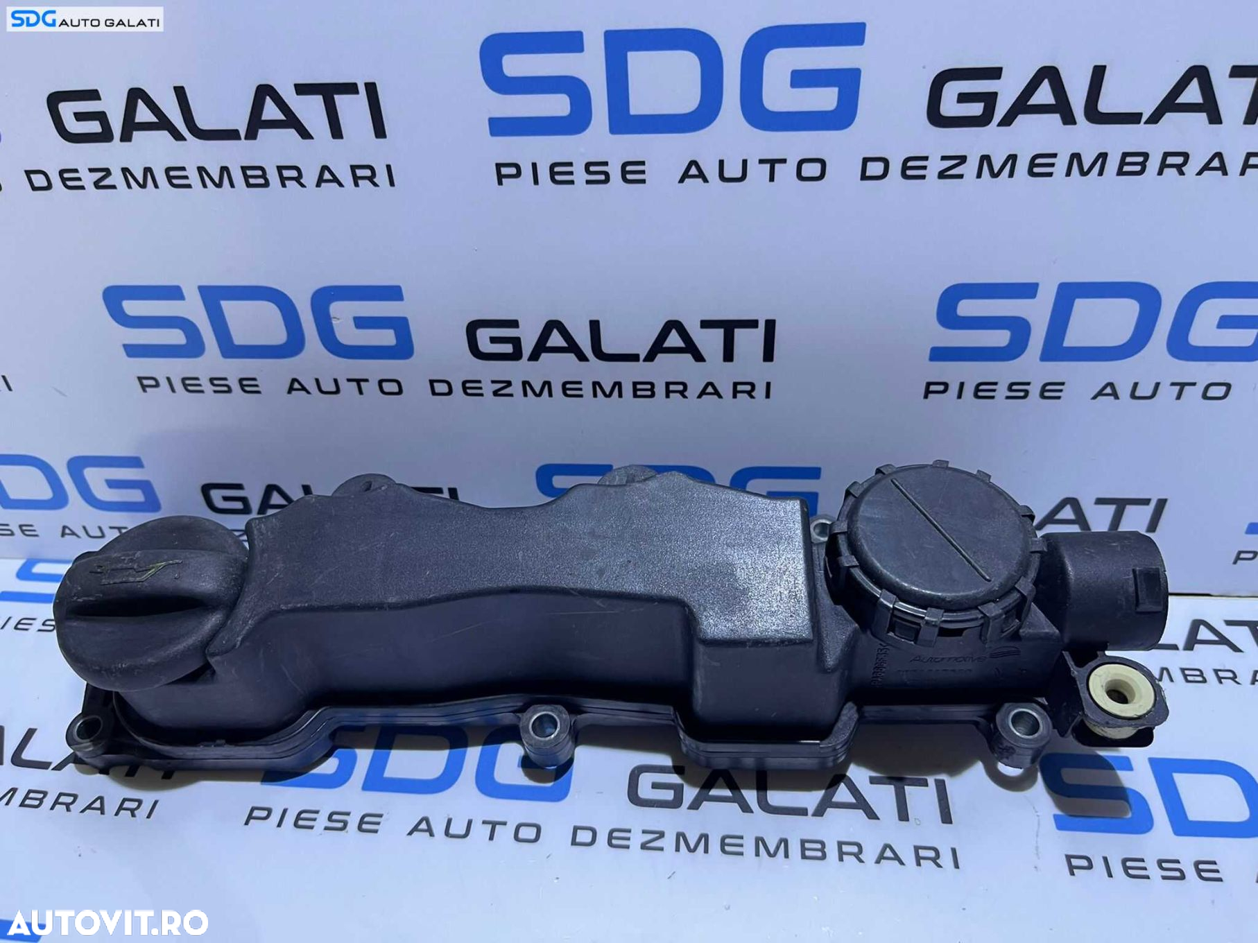 Capac Culbutori Chiulasa Motor Epurator Gaze Peugeot 407 1.6 HDI 2004 - 2011 Cod 9651815680 - 2