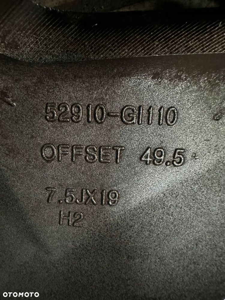 felga aluminiowa hyundai oe hyundai 7.5" x 19" 5x114.3 et 49,5 - 14