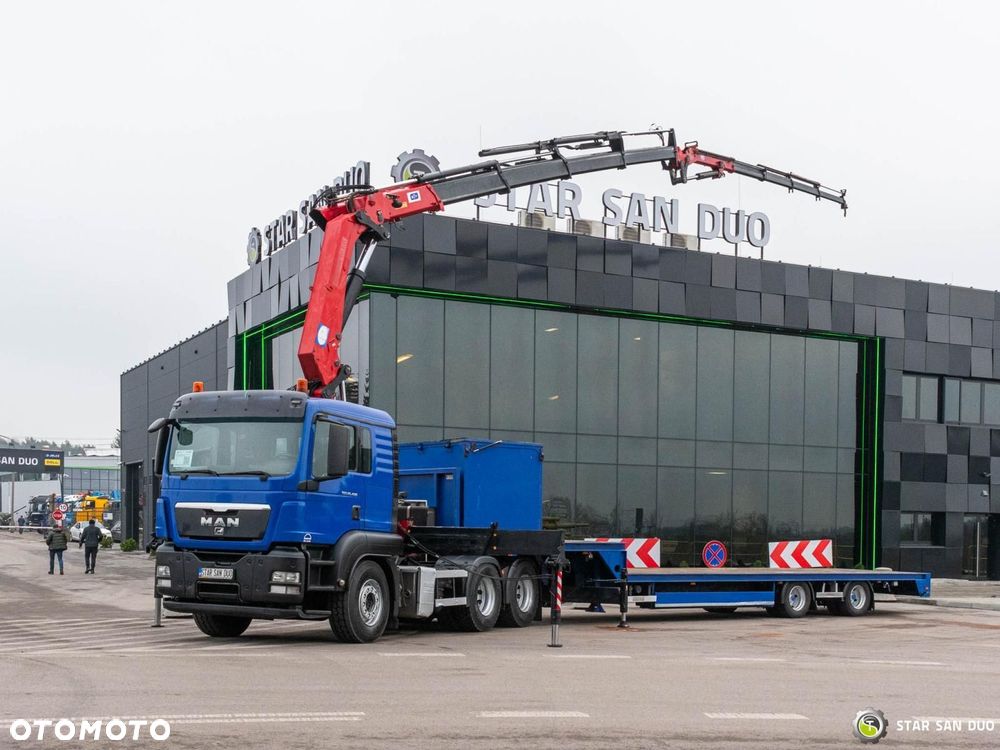 MAN TGS 26.400 6x4 HMF 3722 Fly Jib HDS Żuraw Crane Zestaw - 1