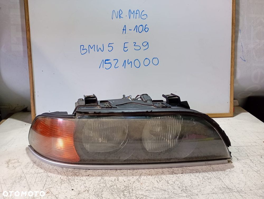 LAMPA PRAWA PRZÓD BMW 5 E39 15214000 - 1