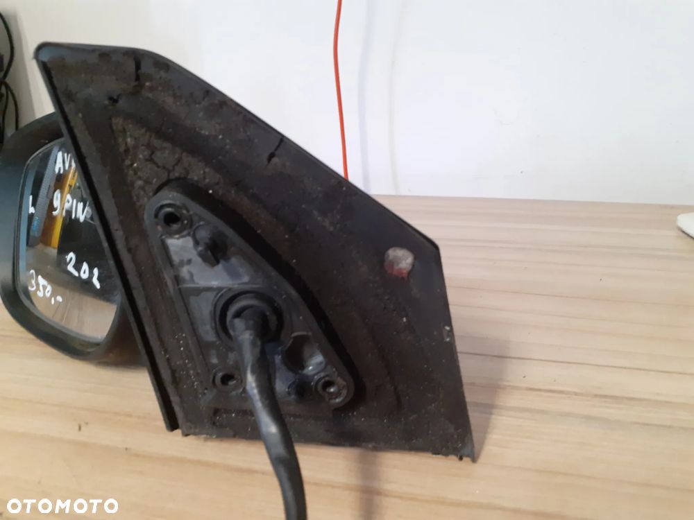 -  LUSTERKO ELEKTRYCZNE LEWE 9 PIN TOYOTA AVENSIS 2 LIFT 202 CZARNE - 3