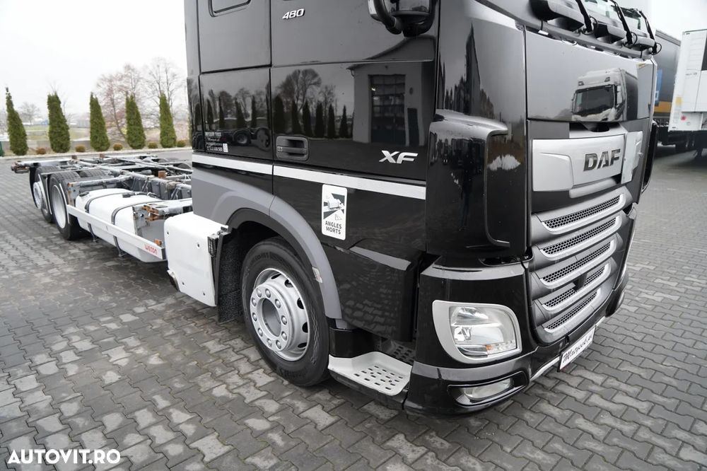 DAF XF 480 / BDF / 6X2 / / SSC / I-PARK COOL / OŚ PODNOSZONA / WECON / MEGA - 8