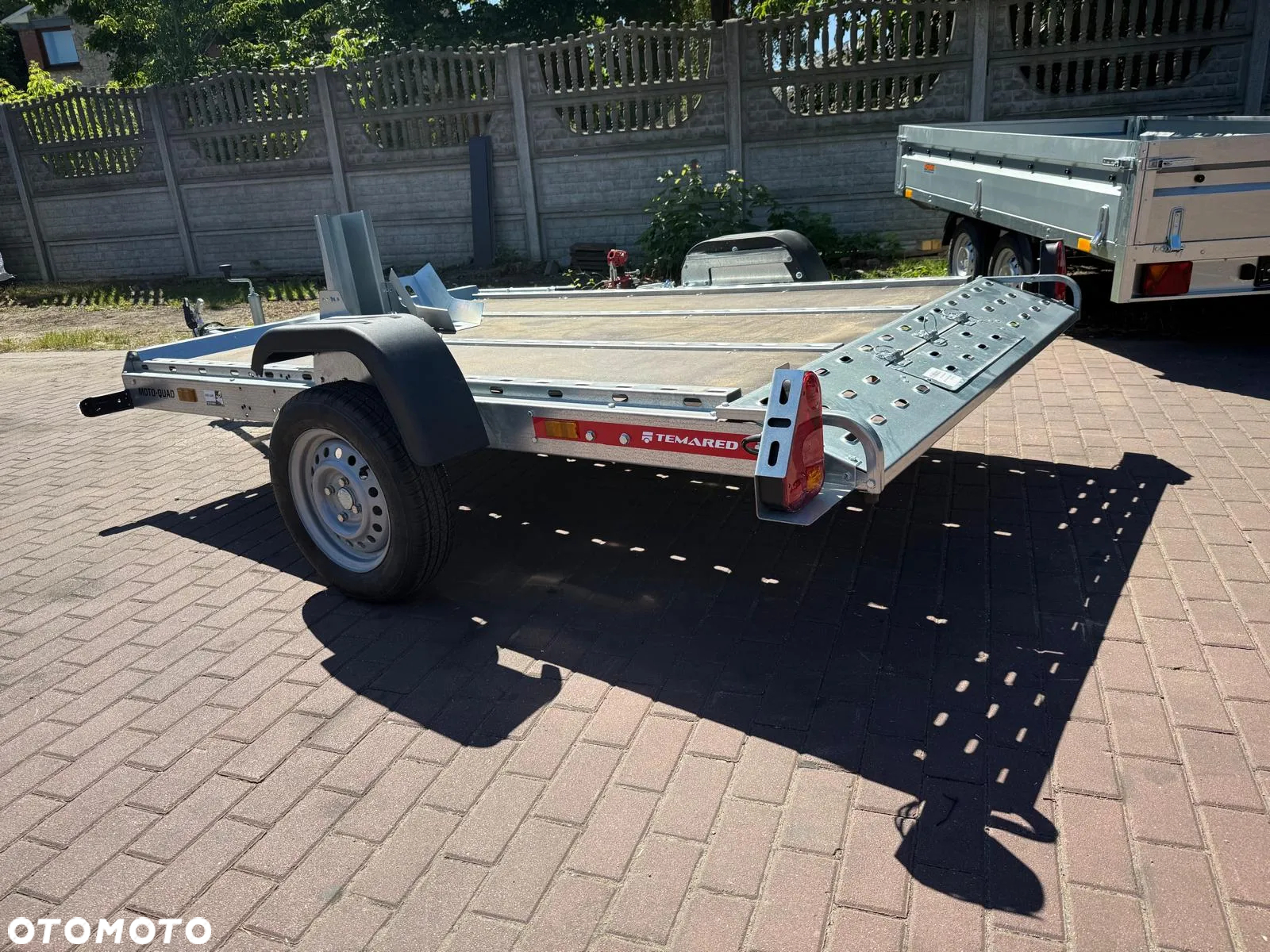 TEMARED Przyczepa MOTO-QUAD 246x160 uchylna hydraulicznie uniwersalna moto quad traktorek atv - 12
