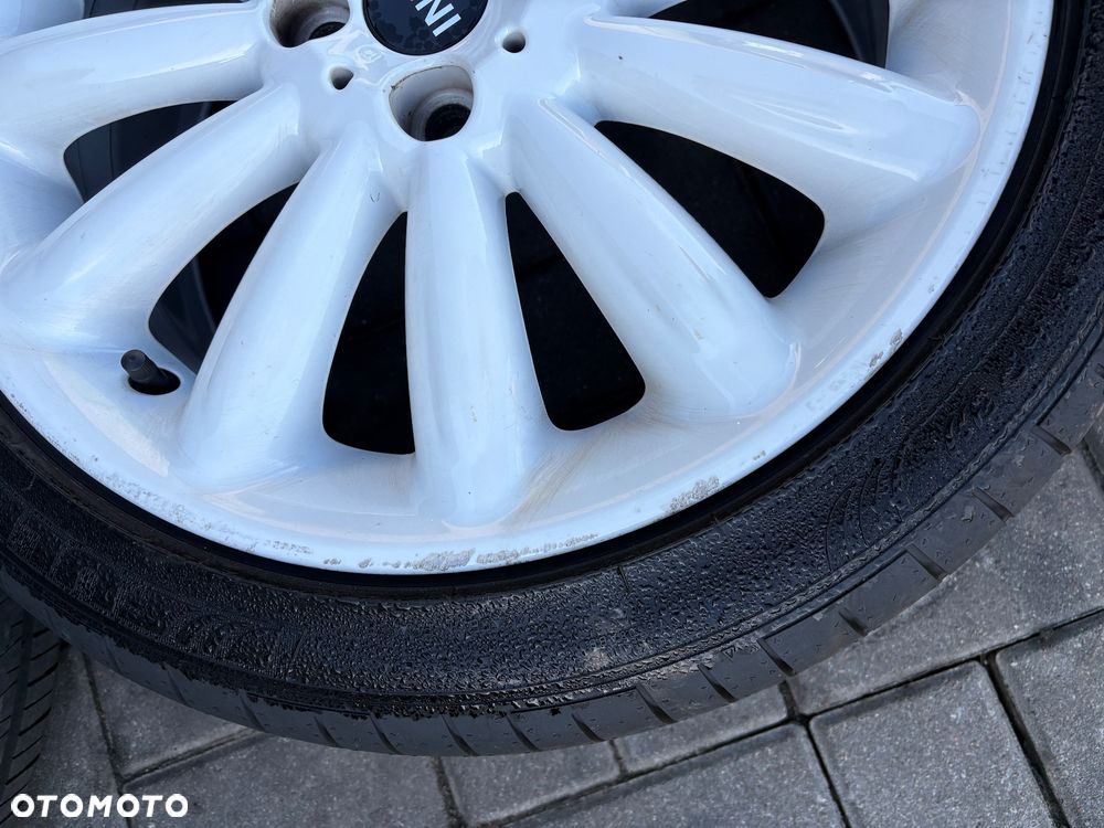 Alufelgi Mini białe 17' 4x100 opony letnie - 8