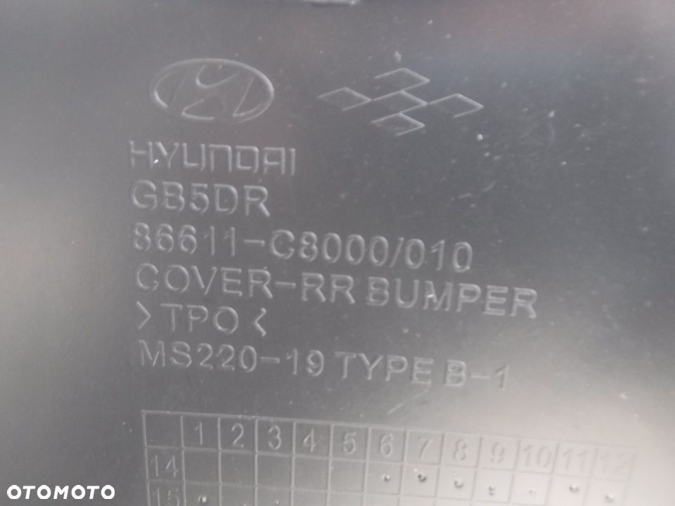 hyundai i20 ii 14r- zderzak tył nowy oryginał tylny - 2