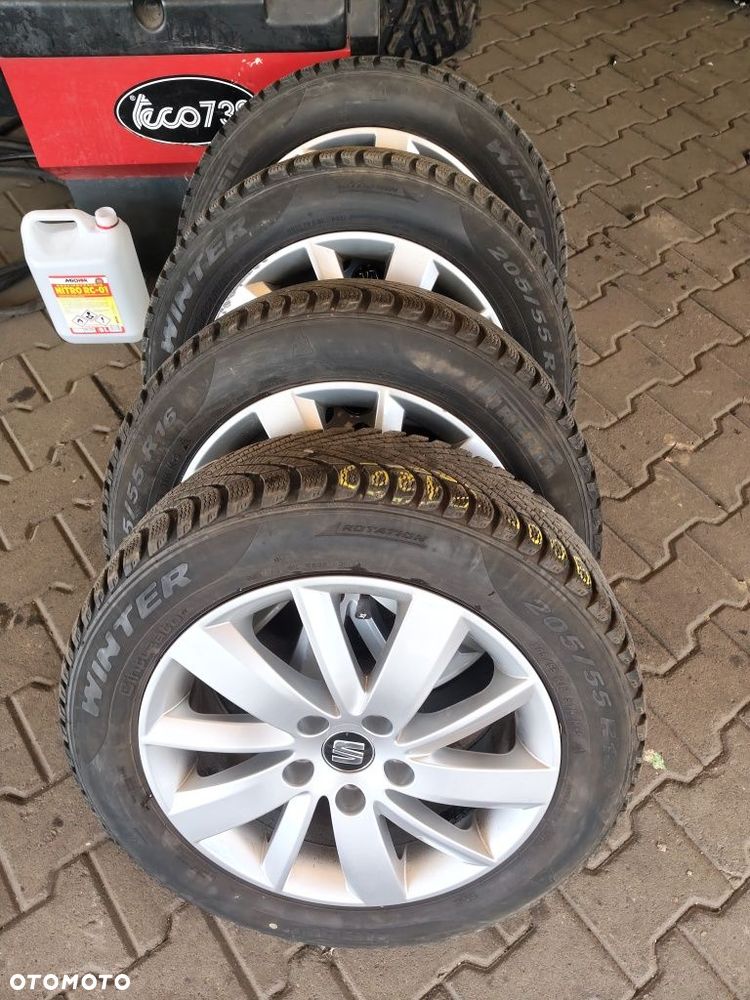 Koła aluminiowe zimowe seat VW skoda 205/55/16 Pirelli 5x112