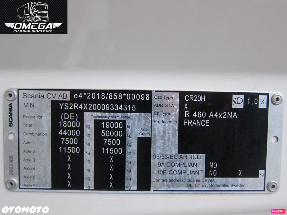 Scania R 460 / R460 / 460 R  // Full LED// Nawigacja // Klima postojowa // Spr z Niemiec - 5