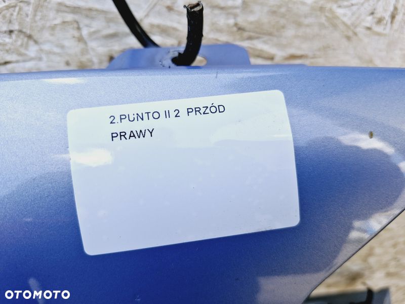 fiat punto ii 2 błotnik prawy przód przedni - 2