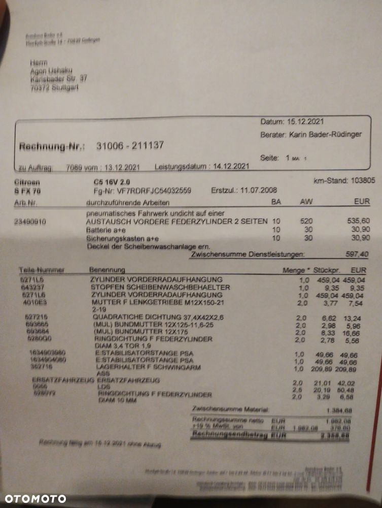 Citroën C5 2.0 16V Exclusive - 33