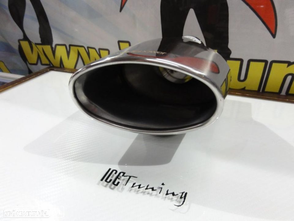 Ponteiras de escape Oval tipo cupra 142x80mm x 210MM 100% de inox Lado passageir - 12