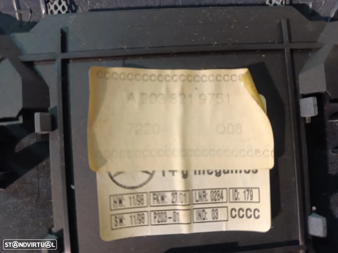SENSOR MOVIMENTO / ALARME MERCEDES C220 W203 A2038219751 - 2
