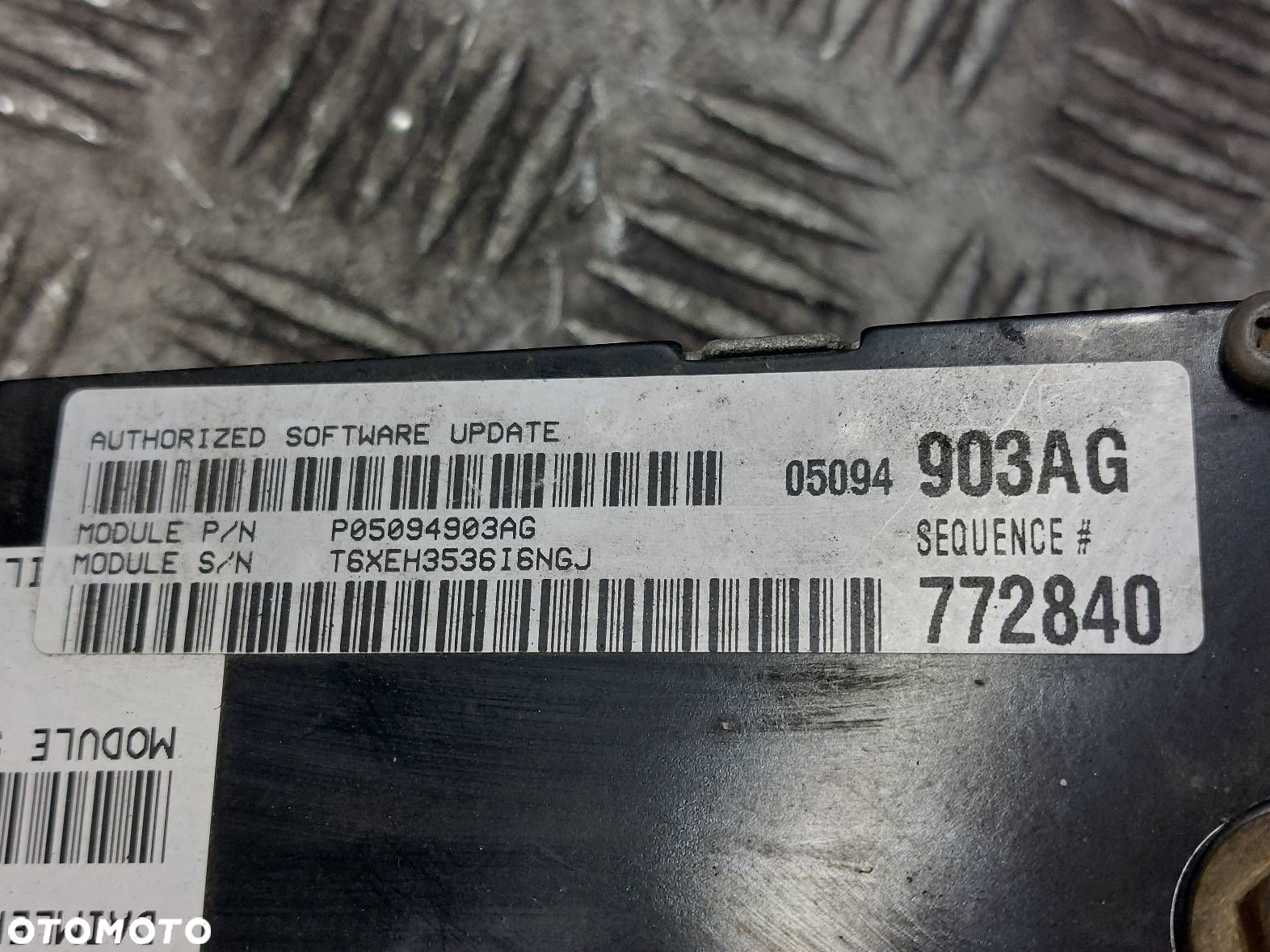ZESTAW STARTOWY IMMO CHRYSLER 300C I 2.7 V6 04-10r AUTOMAT - 5