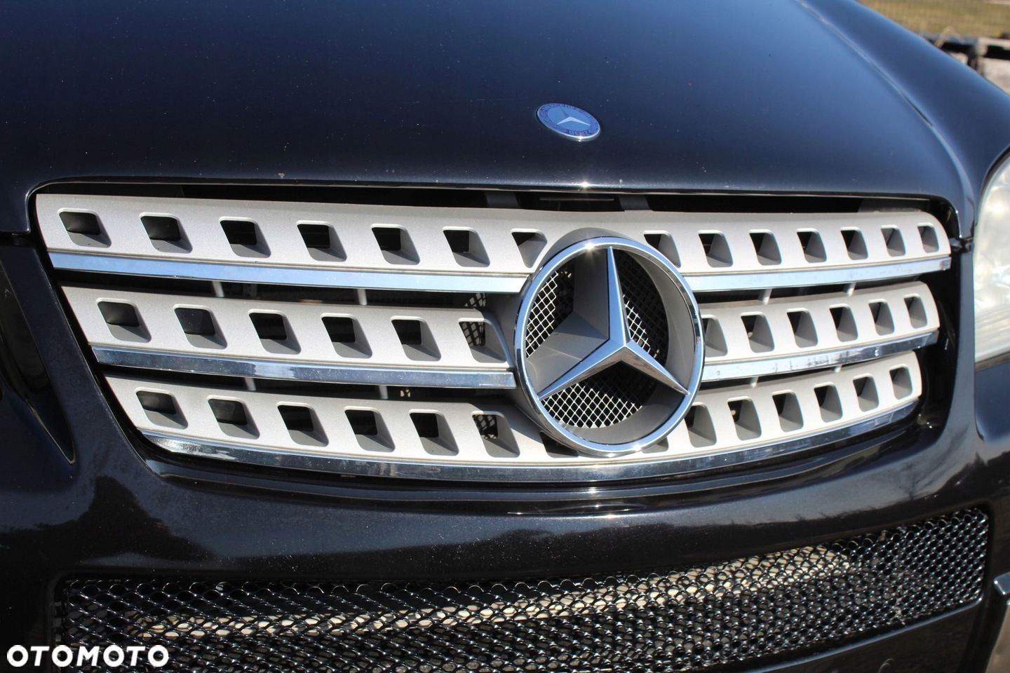 Atrapa chłodnicy Grill zderzaka AMG Oryginał Mercedes W164 ML A1648800323 - 6