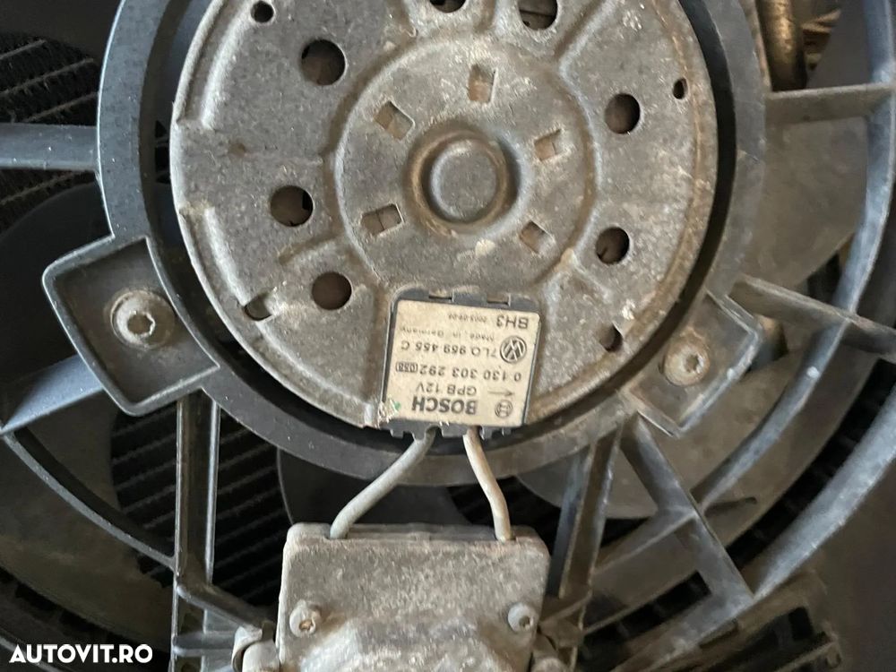 Set 2 ventilatoare racire motor Vw Touareg 7L 2.5 TDi diesel BAC BPE 2007 - 2