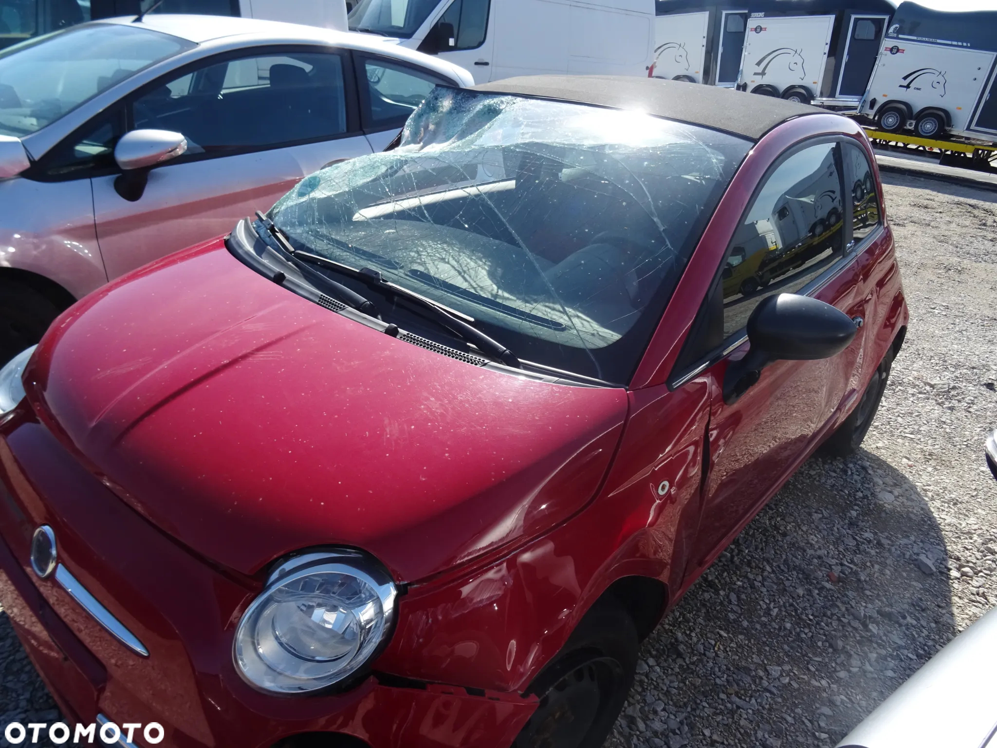 Fiat 500 2009 na części klapa maska drzwi zderzak - 4
