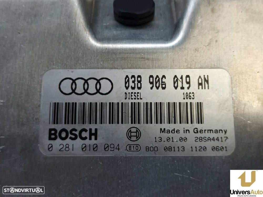 CENTRALINA DO MOTOR UCE AUDI A4 BERLINA (B5) 1.9 TDI - 3