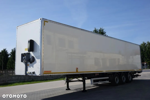 Fruehauf KONTENER / FURGON / OSIE BPW / OŚ PODNOSZONA / ROLETA / PODŁOSZA SZYNA-DESKA / WINDA ZAŁADUNKOWA