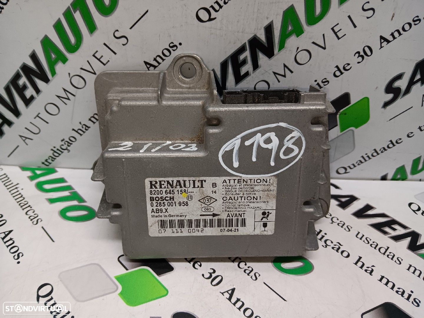 Centralina Airbags Renault Clio Iii (Br0/1, Cr0/1) - 1