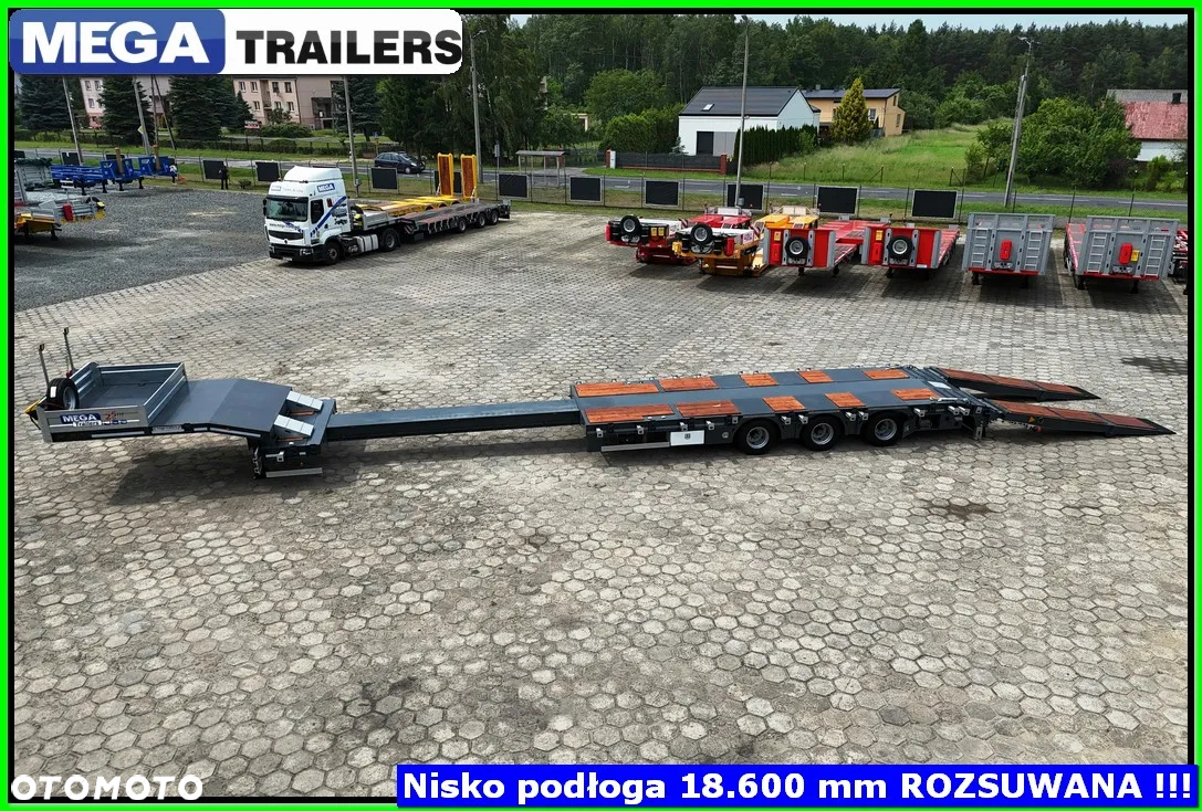 Mega Nisko-podwoziowa dł. 18,60 Mm, ROZSUWANA - KONTENERY 20, 30, 40 Ft !!! - 14