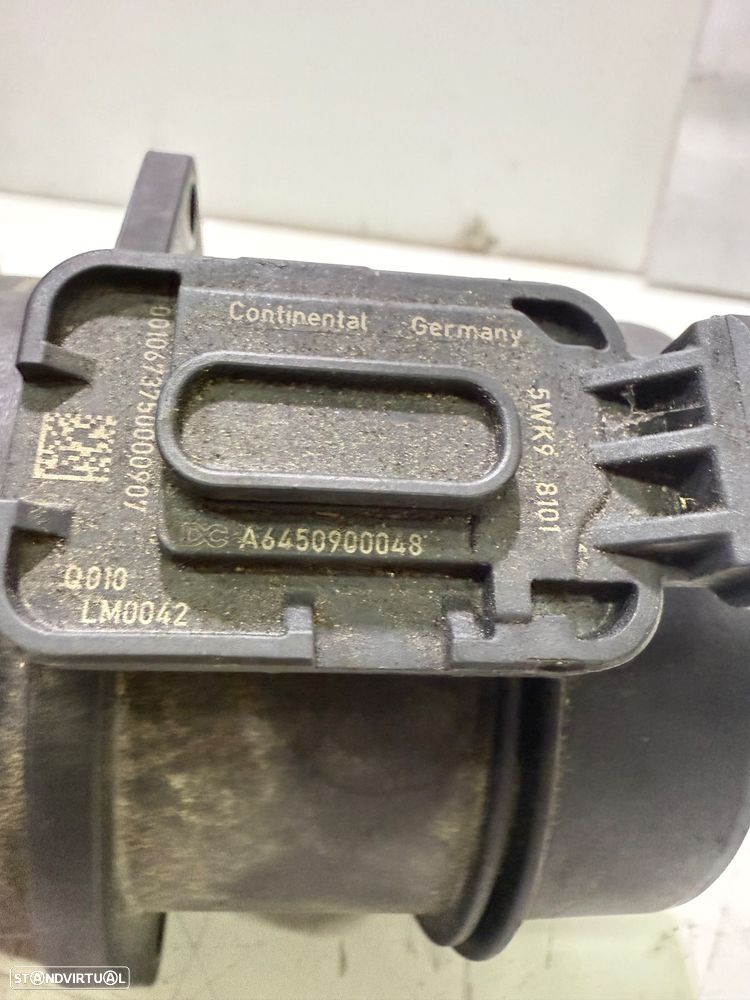 Medidor massa ar mercedes original continental  Cla C A180cdi Ref: a6450900048 - 4