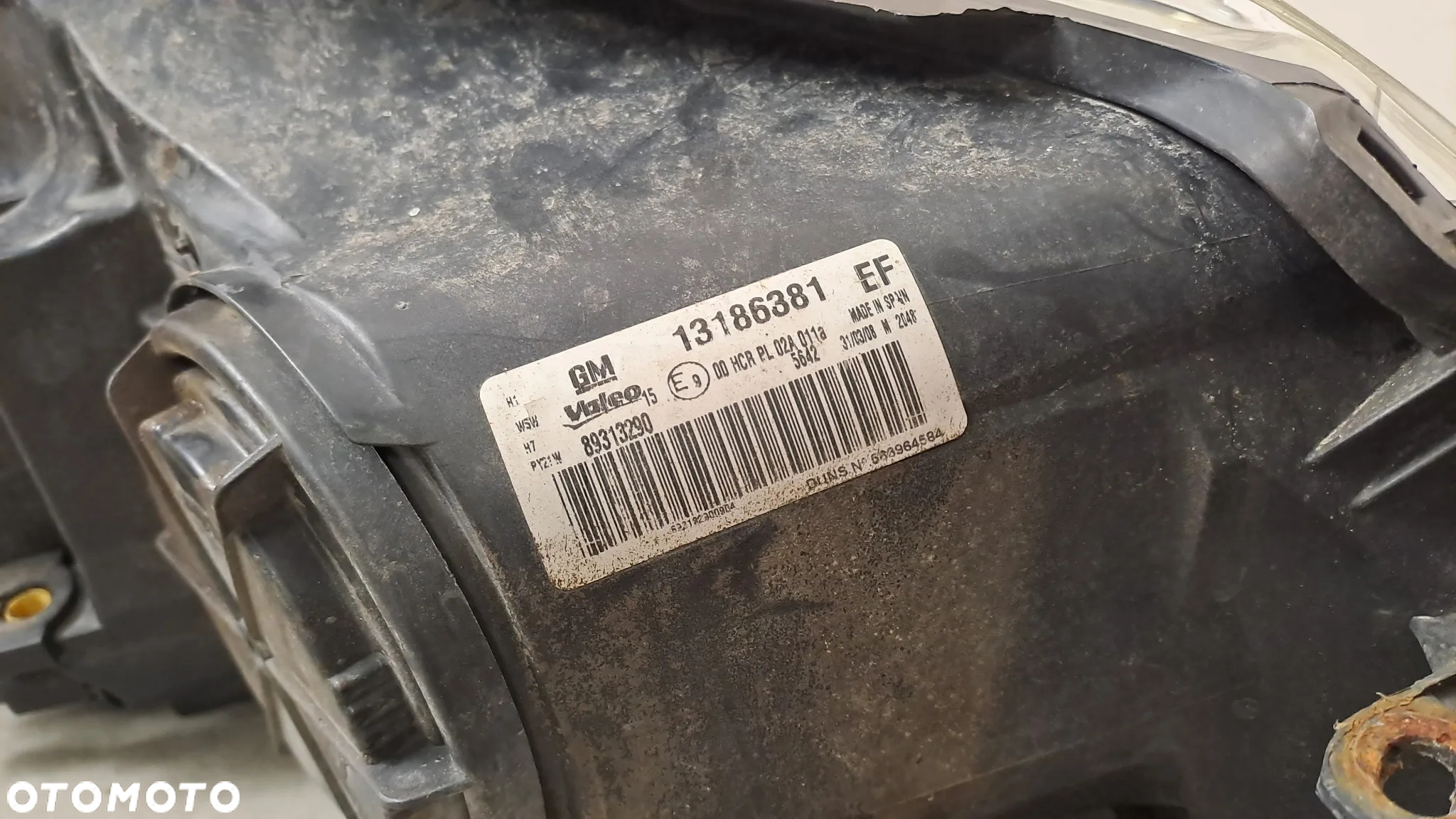 OPEL CORSA D 06-10 LAMPA LEWA PRZÓD 13186381 EU - 11