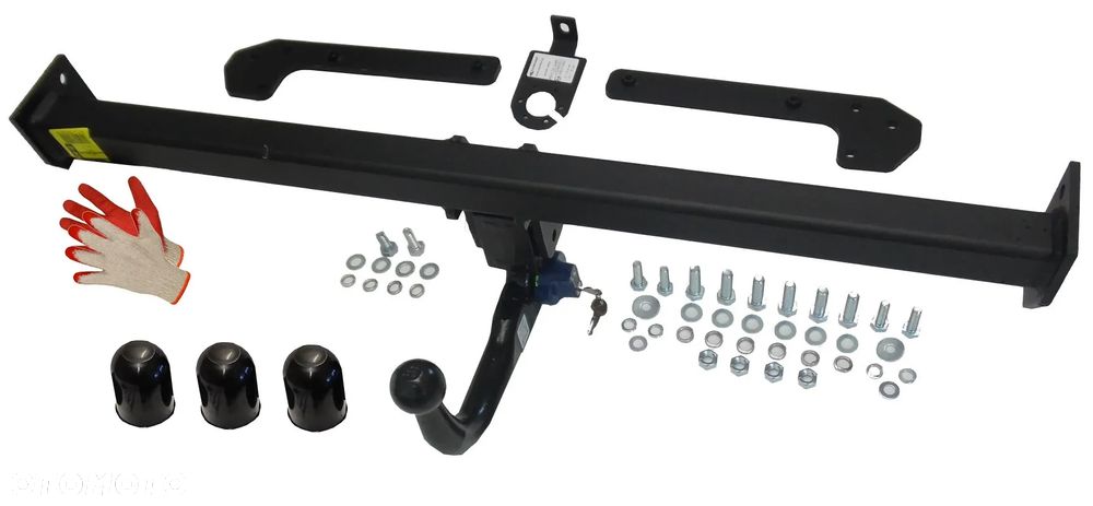 HAK HOLOWNICZY Z KULĄ WYPINANA PIONOWO ZABEZPIECZONA KLUCZYKIEM SUZUKI VITARA 2 2015-24 LY+FL 2/4WD - 3