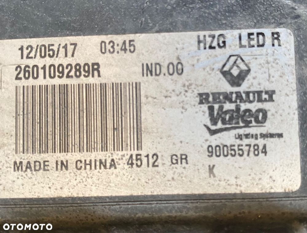 RENAULT KOLEOS 2 II LIFT LED PURE VISION Kompletna LAMPA PRZEDNIA PRAWA REFLEKTOR PRZEDNI PRAWY PRZÓD FULL LED  LEDOWY  EUROPA fulled 260109289R - 16