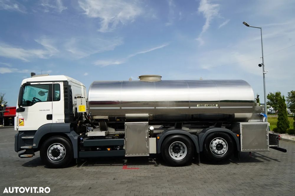 MAN TGS 460 / CISTERNĂ 15.000 L / 6x4 / 6x2 / 4x4 / PUNȚĂ RIDICATĂ / EURO 6 / - 5