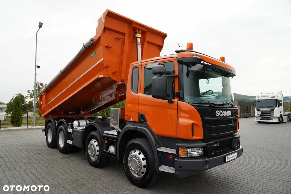 Scania P 410 / 8x4 / WYWROTKA TYLNOZSYPOWA / ALUFELGI / OPONY 100% / MANUAL / ŁADOWNOŚĆ 21 T - 2