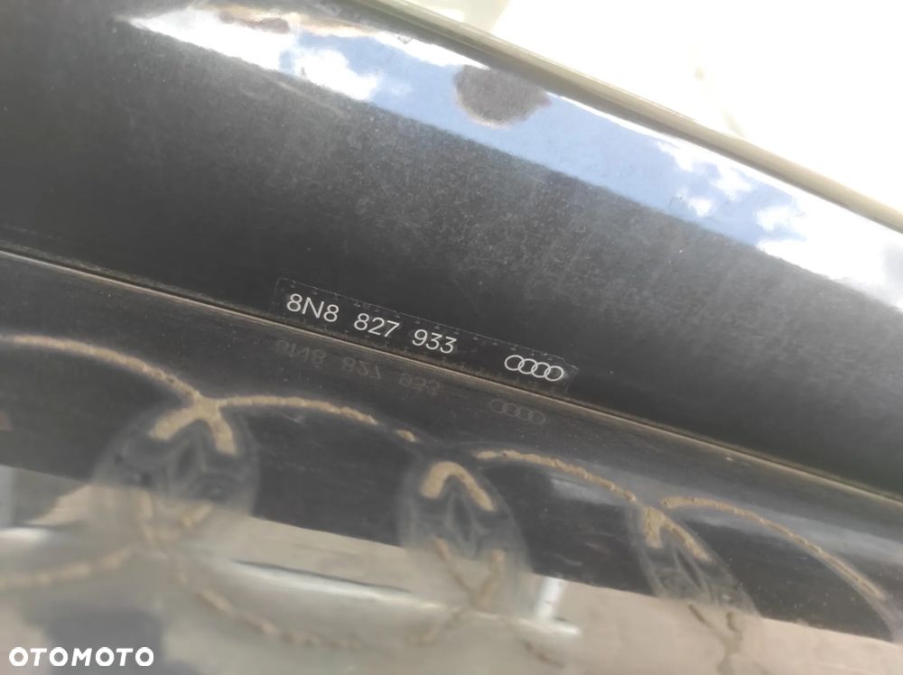 AUDI TT 8N KLAPA BAGAŻNIKA SZYBA TYLNA LOTKA SPOILER CZARNA KOMPLETNA 8N8827933  WYSYŁKA !!! - 14
