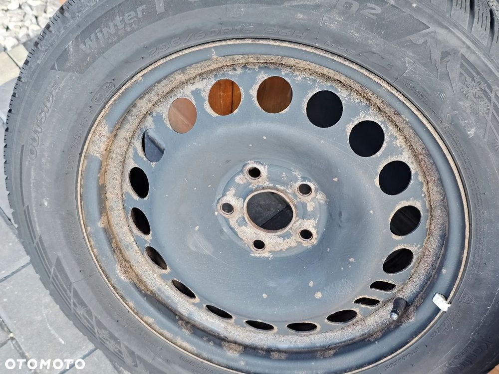 KOŁA FELGI STALOWE OPONY ZIMOWE 205/60 R 16 OPEL ASTRA J K MOKKA 5x105 ET39 - 7