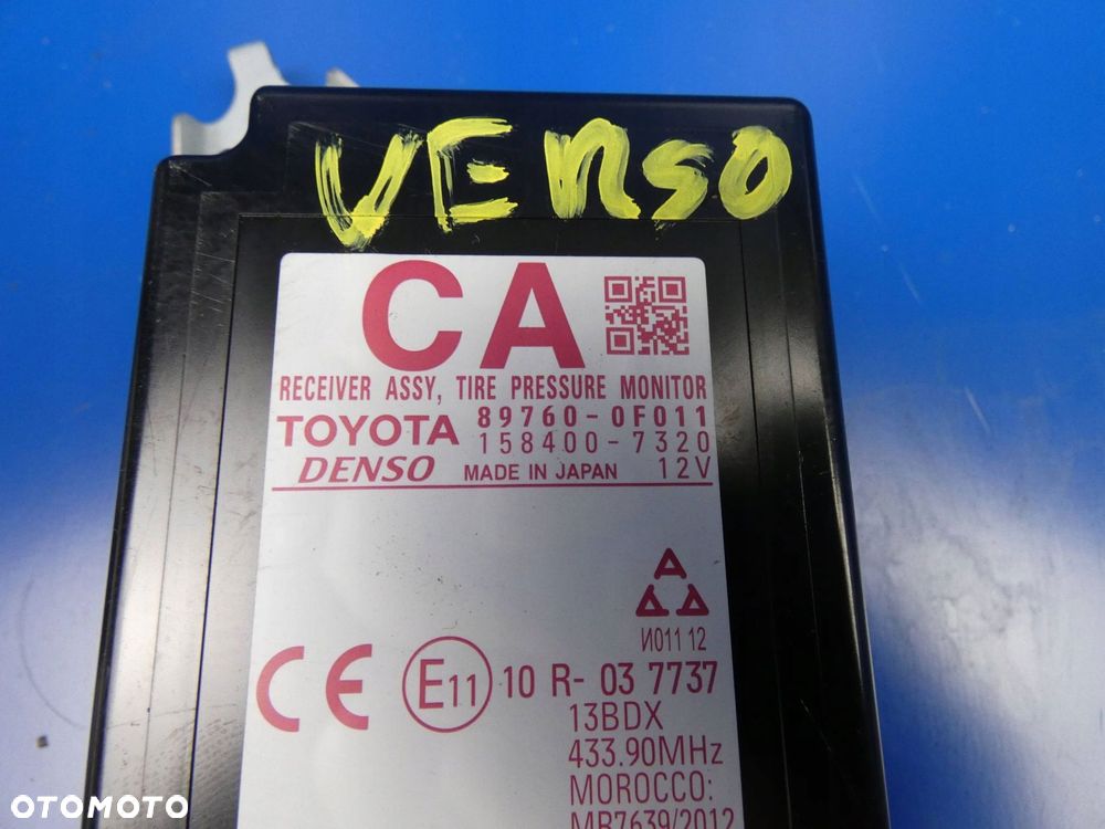 TOYOTA VERSO II LIFT AURIS AVENSIS MODUŁ CIŚNIENIA POWIETRZA W OPONACH - 2