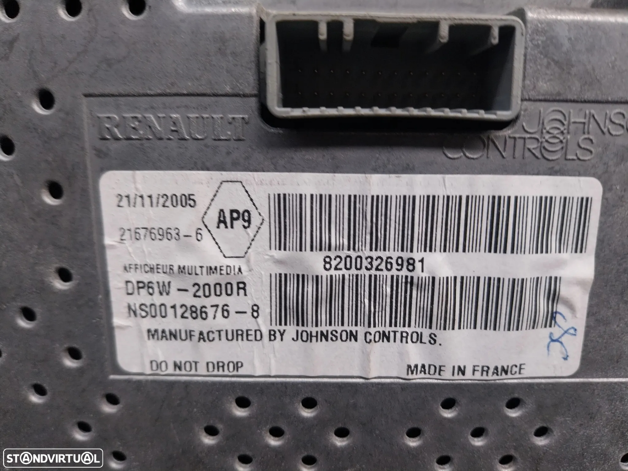 Display multifunções Renault Laguna Ref: 8200326981 - 5