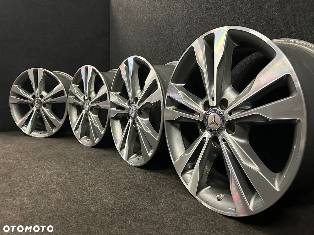 Alufelgi Mercedes C-Klasa W205, W204, E-Klasa W212, V-Klasa 18 cali 5x112 4szt. Ładne z czujnikami! - 2