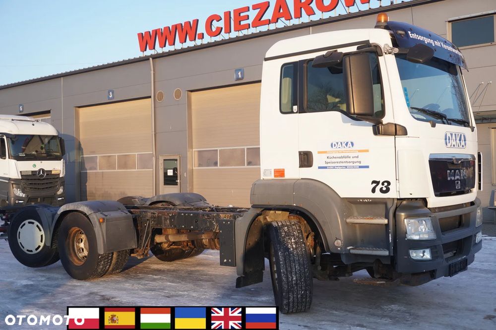 MAN TGS 26.360 / Rama 550 cm / oś skrętna / Euro 5 - 1