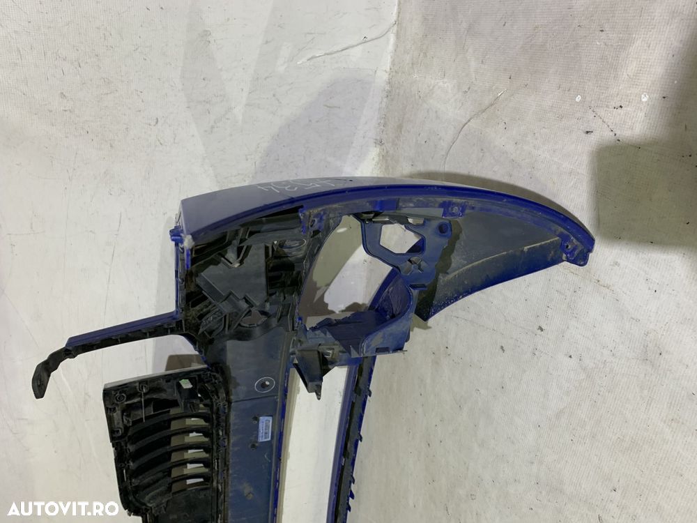 Bara fata Skoda Octavia 3, facelift, 2017, 2018, 2019, 2020, cod origine OE 5E0807221N, cu gauri pentru spalatori faruri si senzori de parcare. - 6