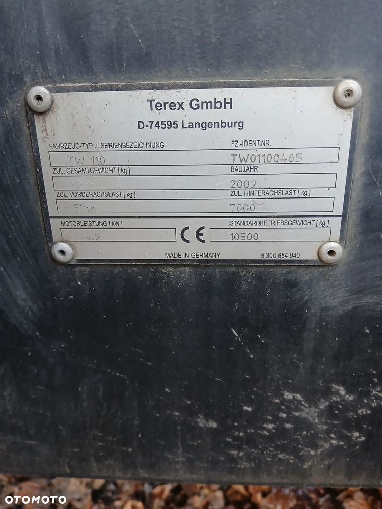 Terex TW110 - 9