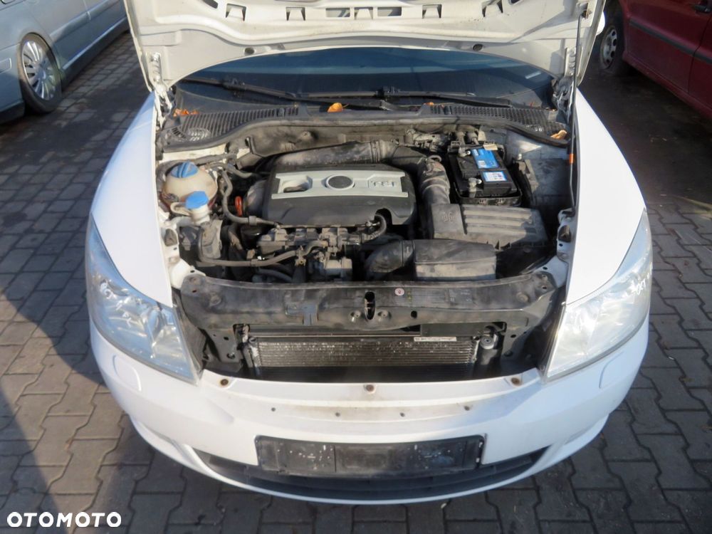 MASKA ZDERZAK BŁOTNIKI LAMPY OCTAVIA II LIFT LF9E  SKODA 2008-2013 BIAŁY PRZÓD KOMPLETNY - 18