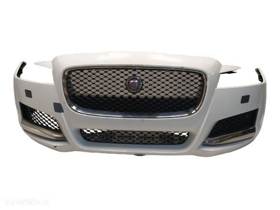 JAGUAR XF X260 ZDERZAK PRZÓD PRZEDNI KOMPLETNY SPRYSKIWACZE GRILL ATRAPA CHŁODNICY ZNACZEK ORYGINAŁ - 1