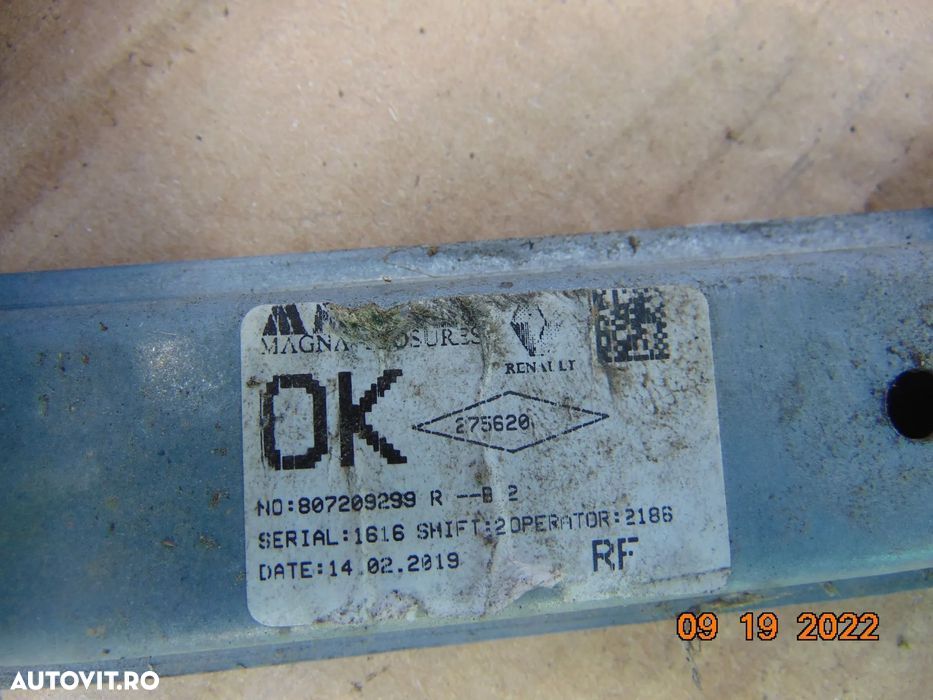 Macara Geam dacia Sandero 2 macarale geamuri electrice fata stanga dre - 6